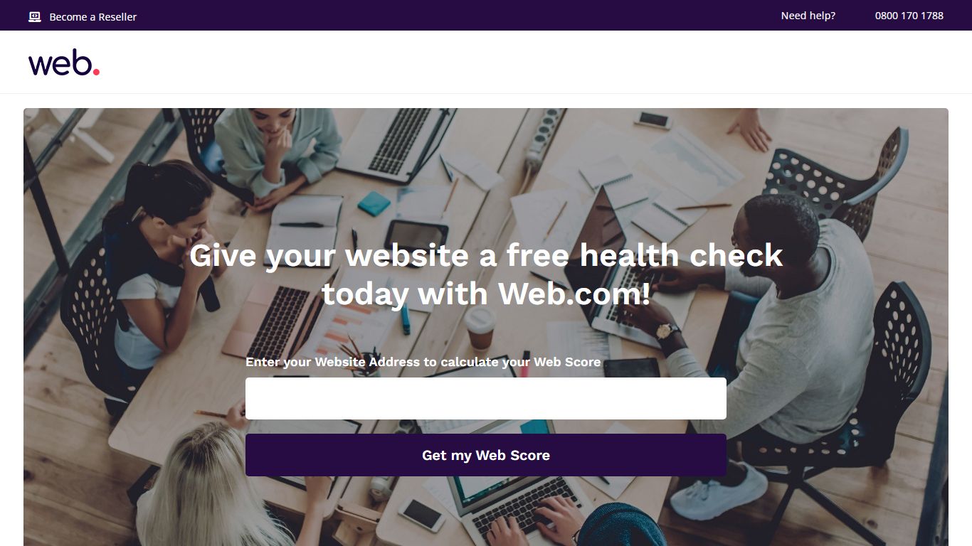 Free Website Health Check from web.com