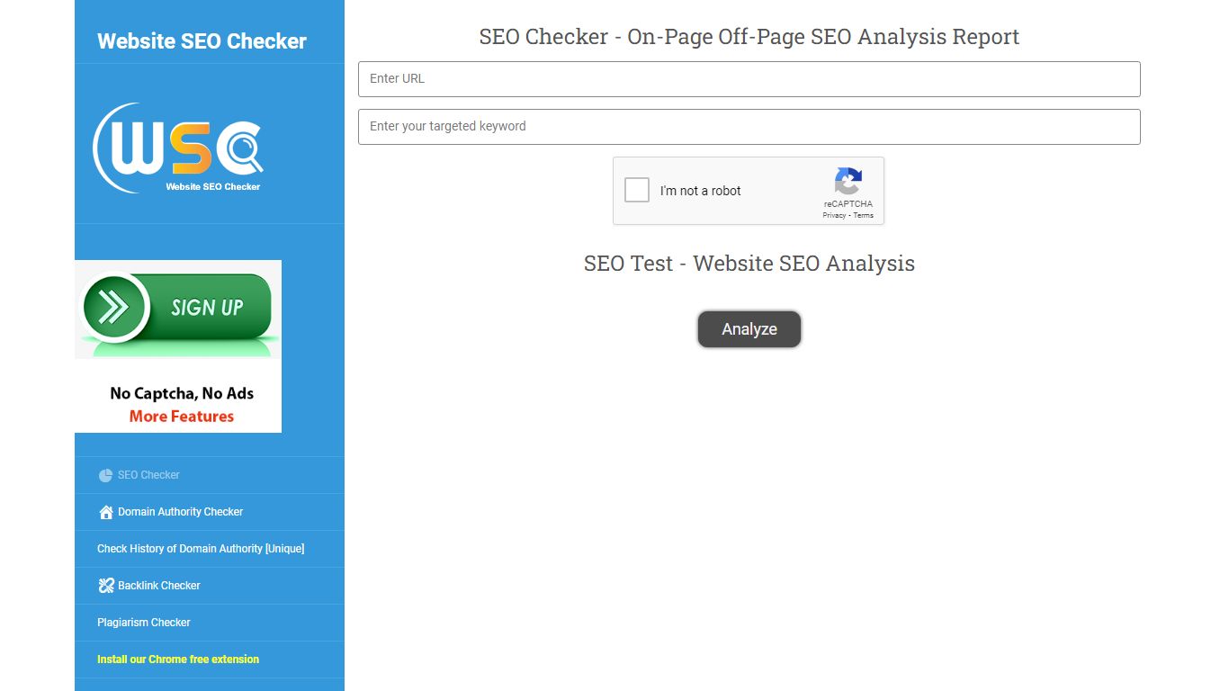 Website SEO Checker