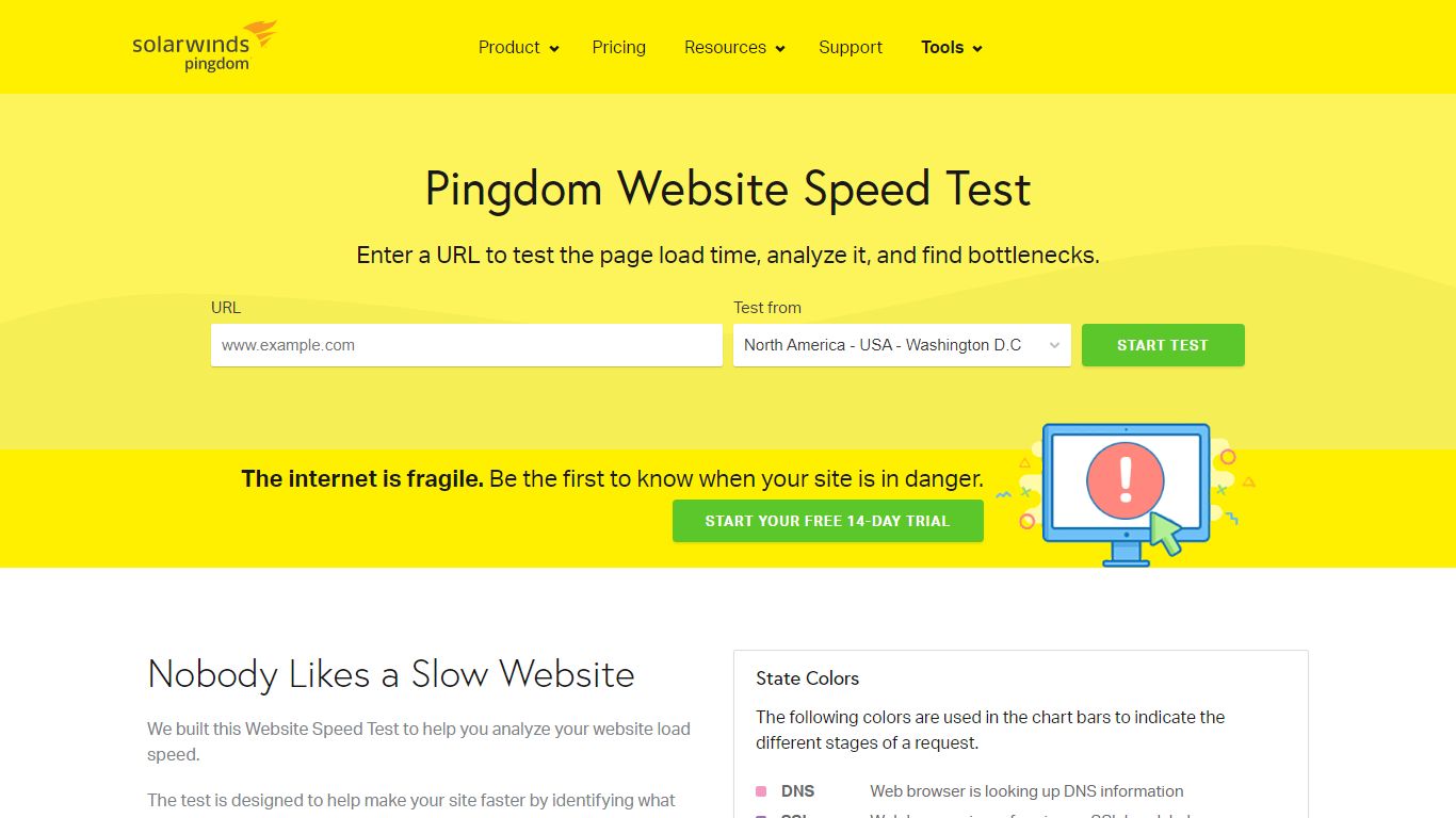 Website Speed Test | Pingdom Tools